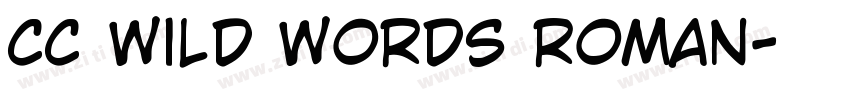 CC WILD WORDS ROMAN字体转换